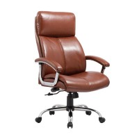 Кресло руководителя EasyChair CS-8821E-2 экокожа коричневый