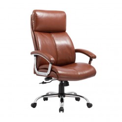 Кресло руководителя EasyChair CS-8821E-2 экокожа коричневый