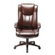 Кресло руководителя EasyChair 632 TR перфорированная кожа коричневый