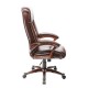 Кресло руководителя EasyChair 632 TR перфорированная кожа коричневый