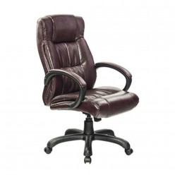 Кресло руководителя EasyChair CS-698Е экокожа коричневый