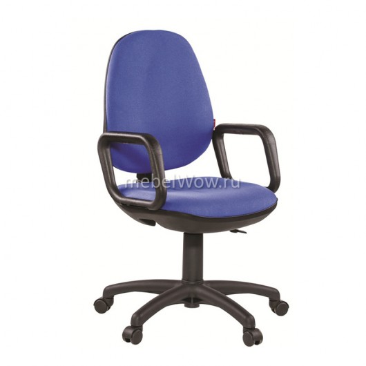 Кресло руководителя EasyChair EC Comfort GTP ерго ткань синий