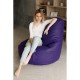 Кресло-мешок DreamBag Comfort экокожа фиолетовый