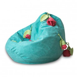 Кресло-мешок DreamBag Детские плюш Розы