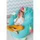 Кресло-мешок DreamBag Детские плюш Розы