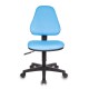 Кресло детское Бюрократ KD-4/TW-55 ткань голубой