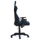 Кресло компьютерное TetChair ICAR экокожа черный/синий