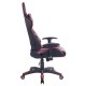 Кресло компьютерное TetChair ICAR экокожа черный/красный