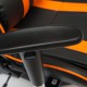 Кресло компьютерное TetChair ICAR экокожа черный/оранжевый