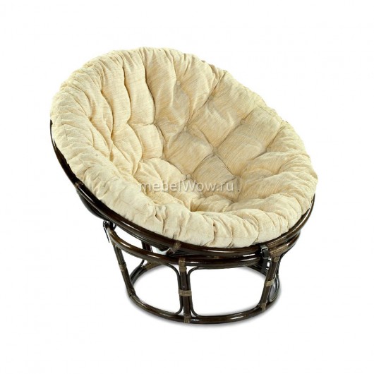 Кресло Classic Rattan Papasan 23/01 Б темно-коричневый