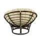 Кресло Classic Rattan Papasan 23/01 Б темно-коричневый