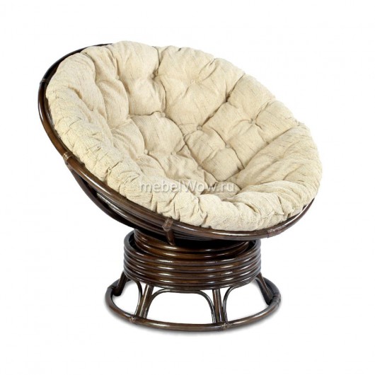 Кресло механическое Classic Rattan Papasan 23/01В Б темно-коричневый