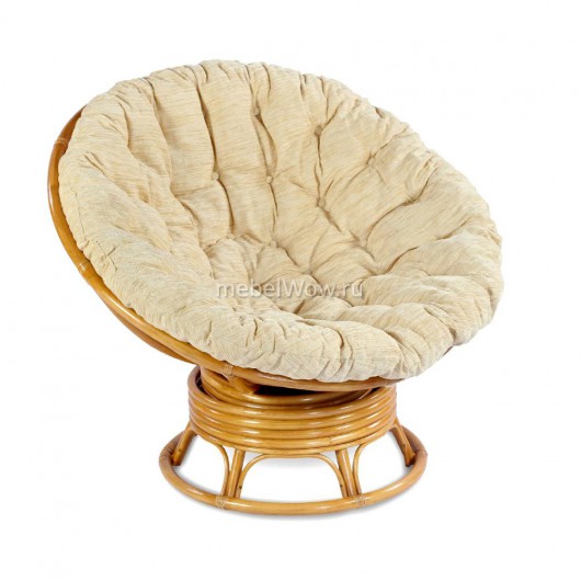 Кресло механическое Classic Rattan Papasan 23/01В К коньячный