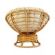 Кресло механическое Classic Rattan Papasan 23/01В К коньячный