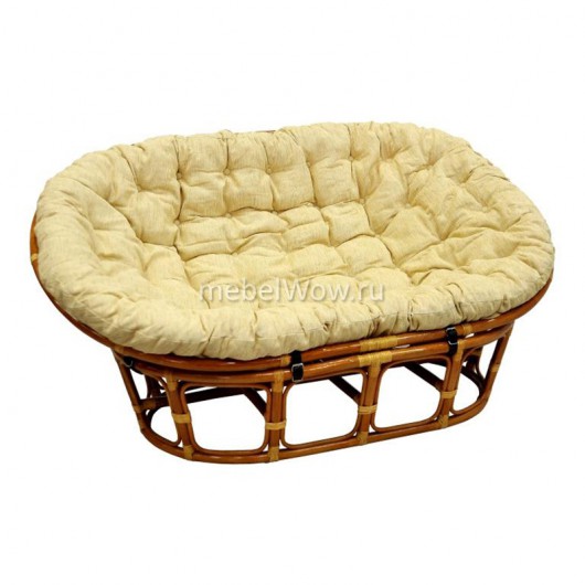 Кресло Classic Rattan Mamasan 23/02 К коньячный