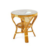 Стол обеденный Classic Rattan Mokko L 11/10 К коньячный