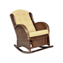 Кресло-качалка Classic Rattan Wing-R 05/18 Б темно-коричневый