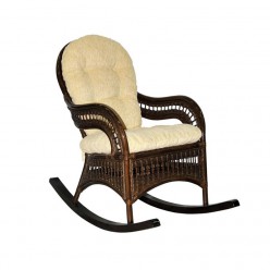 Кресло-качалка Classic Rattan Kiwi 05/14 Б темно-коричневый