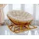 Кресло-качалка Classic Rattan Papasan 23/03 К коньячный