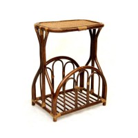 Столик с подставкой для газет Classic Rattan 13/14 Б темно-коричневый