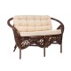 Диван Classic Rattan Melang 1305С Б темно-коричневый