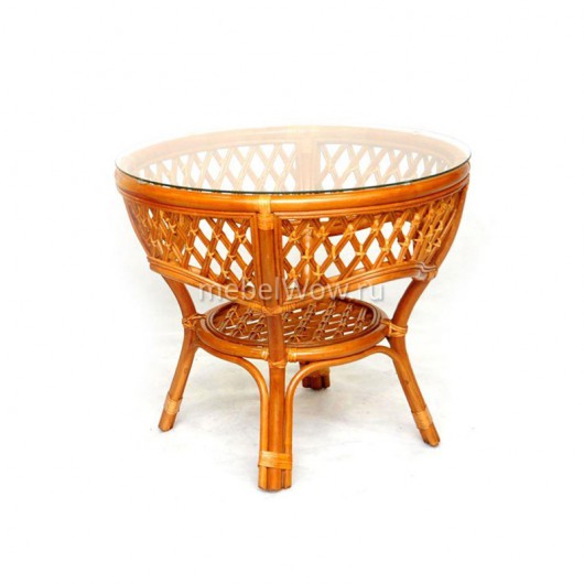 Стол Classic Rattan Melang 1305А К коньячный