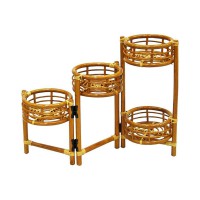 Подставка под цветы Classic Rattan 15/27 К коньячный