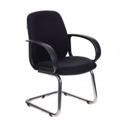 Кресло посетителя Бюрократ CH-808-LOW-V/BLACK ткань черный