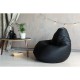 Кресло-мешок DreamBag XL фьюжн черный