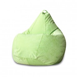 Кресло-мешок DreamBag XL микровельвет салатовый