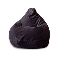 Кресло-мешок DreamBag XL микровельвет темно-серый