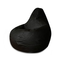 Кресло-мешок DreamBag XL экокожа черный