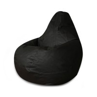 Кресло-мешок DreamBag 2XL экокожа черный
