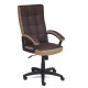 Кресло руководителя TetChair TRENDY экокожа/ткань коричневый/бронза