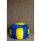 Кресло-мешок DreamBag Мяч Волейбольный оксфорд синий/желтый