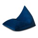 Кресло-мешок DreamBag Пирамида микровельвет синий