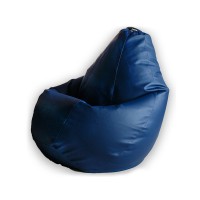Кресло-мешок DreamBag XL экокожа синий