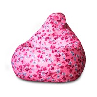 Кресло-мешок DreamBag XL оксфорд Розовые Бабочки