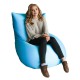 Кресло-мешок DreamBag FLEXY подушка спандекс голубой