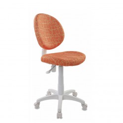 Кресло детское Бюрократ KD-W6/GIRAFFE ткань оранжевый Жираф