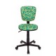 Кресло детское Бюрократ CH-204NX/PENCIL-BL ткань зеленый Карандаши