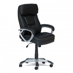Кресло руководителя TetChair ADVANCE рециклированная кожа/экокожа черный