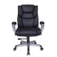 Кресло руководителя Бюрократ T-9999/BLACK рециклированная кожа/экокожа черный