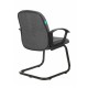 Кресло посетителя Бюрократ CH-808-LOW-V/#G ткань серый