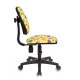 Кресло детское Бюрократ KD-4/DINO-Y ткань желтый Динозаврики