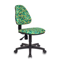 Кресло детское Бюрократ KD-4/PENCIL-GN ткань зеленый Карандаши