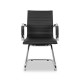 Кресло посетителя College CLG-620 LXH-C Black экокожа черный