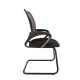 Кресло посетителя Chairman 696 V сетка/ткань серый/черный