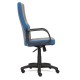 Кресло руководителя TetChair СН757 ткань серый/синий
