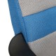 Кресло руководителя TetChair СН757 ткань серый/синий